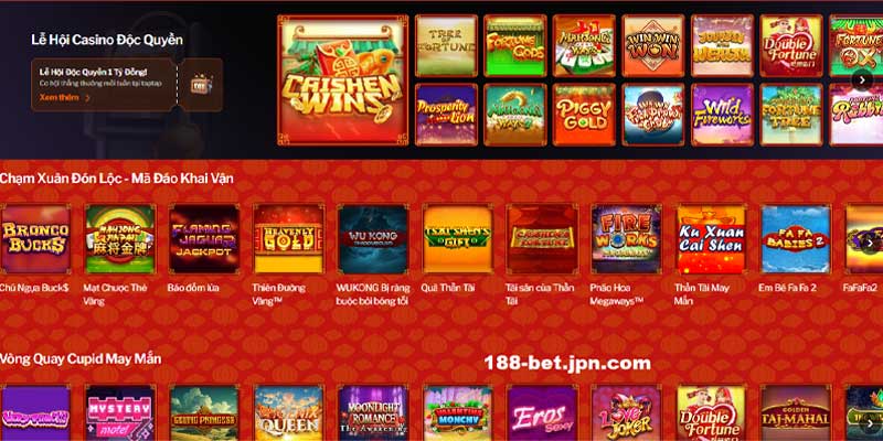 188BET Lasea 🎖️ link vào 188BET mới nhất 2026 - Link 188 BET 9 Trò chơi nổ hũ online 188bet